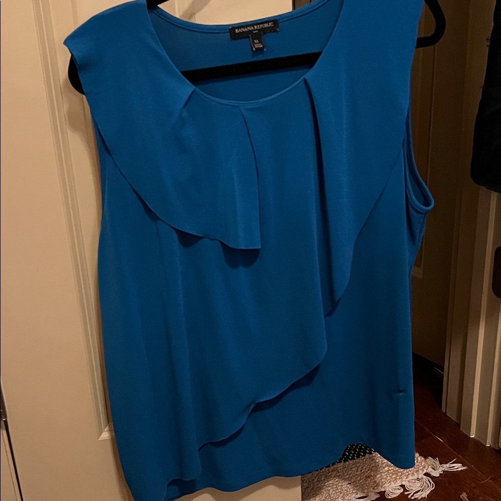 Banana Republic Vibrant Blue Blouse